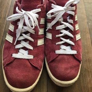 Adidas campus size 9 burgundy